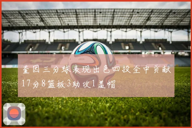 奎因三分球表现出色四投全中贡献17分8篮板3助攻1盖帽